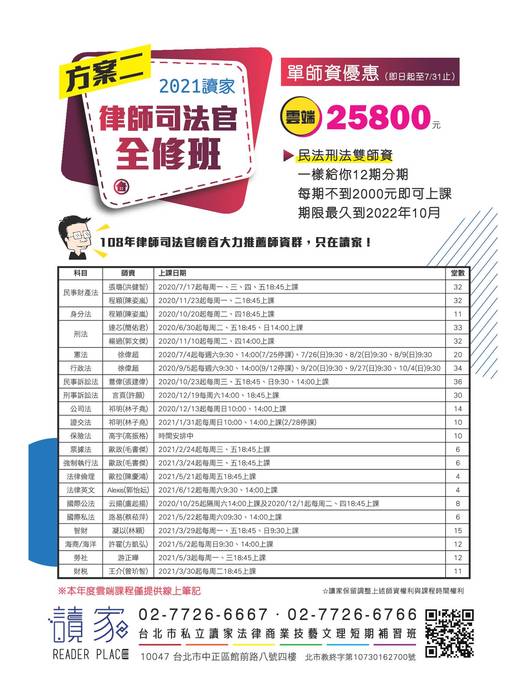 2020司律一試考猜-a網站用 2020司律一試考猜-a網站用