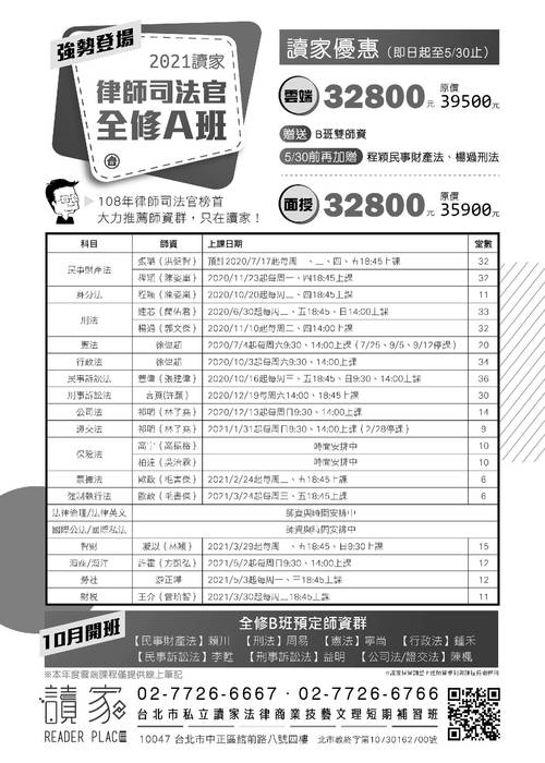 讀家講座:國際公法考點指南講座-以律師司法官一試考題為中心 讀家講座:國際公法考點指南講座-以律師司法官一試考題為中心