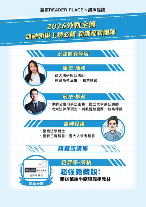2025警特四等-考前面面觀-檢視