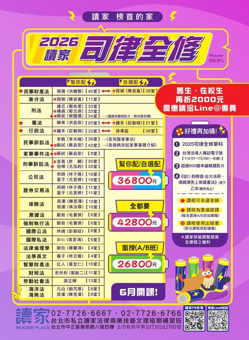 (更正)2025司律一試考猜
