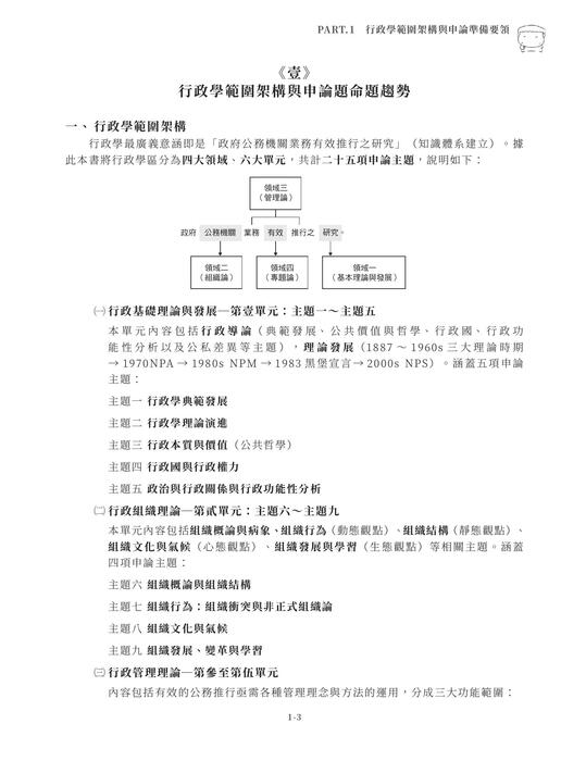行政學申論百分百_part1-ch1
