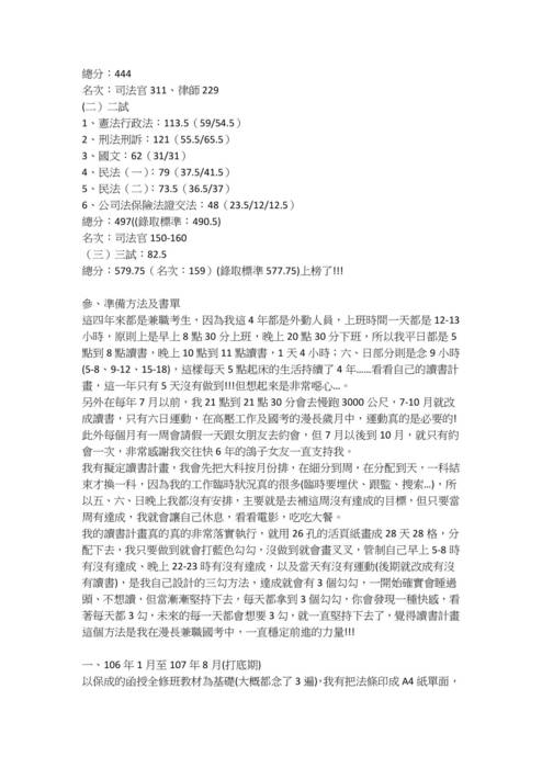 109司法官及格心得文-許o鴻(0129刊登) 109司法官及格心得文-許o鴻(0129刊登)