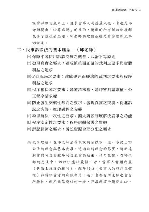 2022司法四等先修課程-平若古民事訴訟法 2022司法四等先修課程-平若古民事訴訟法