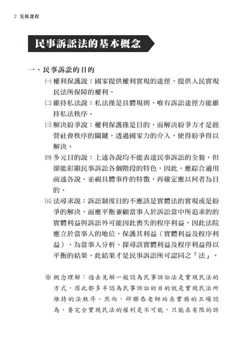 2022司法四等先修課程-平若古民事訴訟法 2022司法四等先修課程-平若古民事訴訟法