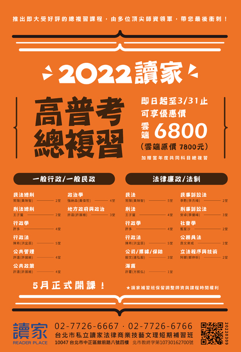 2022高普考總複習_工作區域 1 2022高普考總複習_工作區域 1