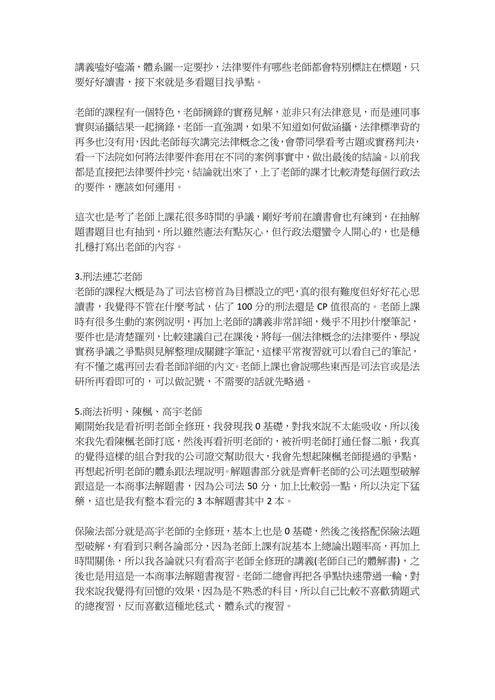 110年律師_智財組_上榜心得 110年律師_智財組_上榜心得