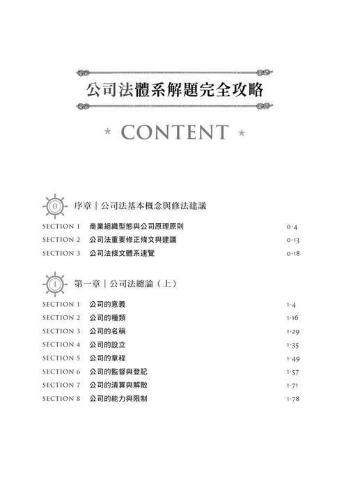 2023陳楓公司法體系解題攻略_目錄 2023陳楓公司法體系解題攻略_目錄
